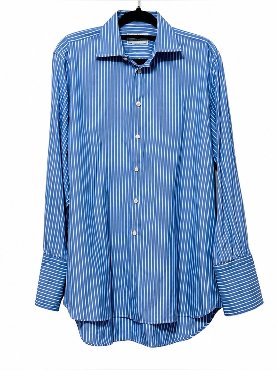 Charles Tyrwhitt Other - 🦕 Charles Tyrwhitt| EUC Men’s Blue White Stripe Cotton Dress Shirt 16/33